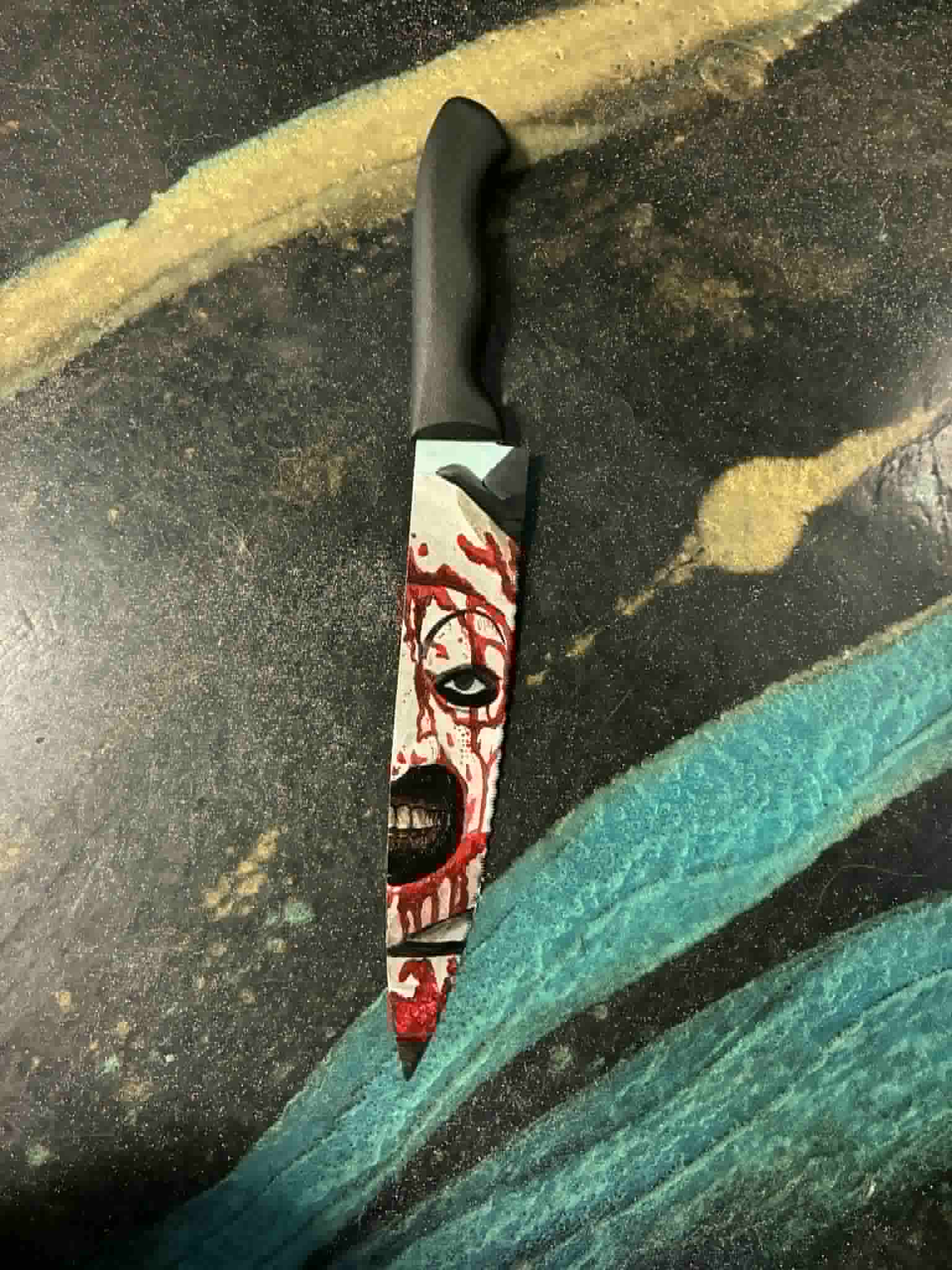 Tatted_Axe Horror Knife Art Clown